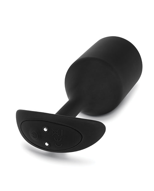 B-vibe Vibrating Snug Plug - Xxlarge Black - LUST Depot