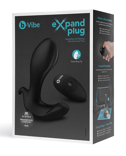 B-vibe Expand Plug - Black - LUST Depot