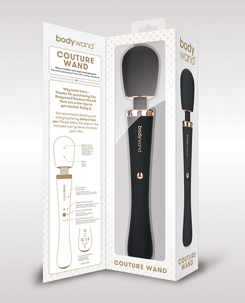 Xgen Bodywand Couture Wand - Black - LUST Depot