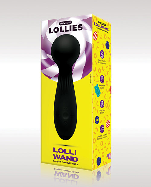 Xgen Bodywand Lolli Wand Vibrator - Black - LUST Depot