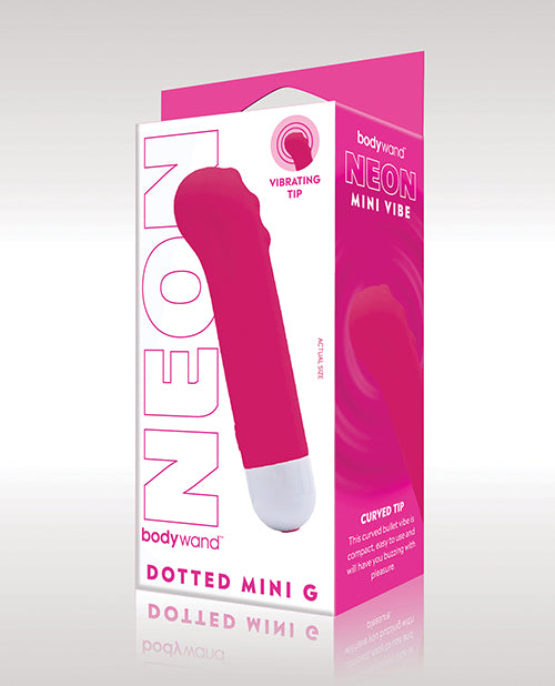 Xgen Bodywand Neon Mini Dotted G Vibe - Neon Pink - LUST Depot