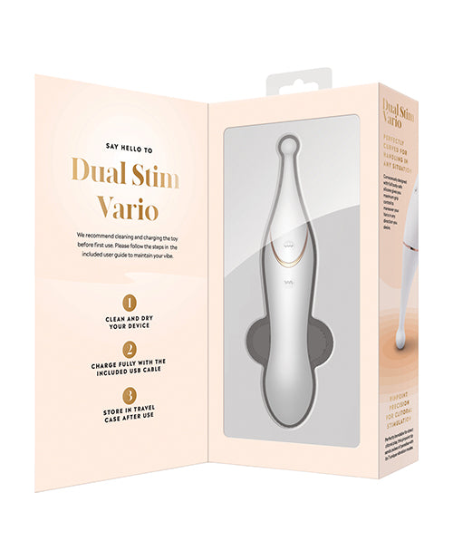 Xgen Bodywand Dual Stim Vario - White - LUST Depot