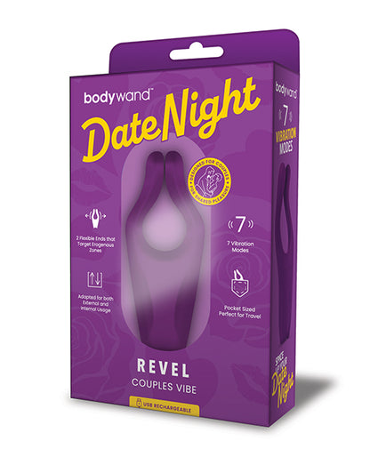 Xgen Bodywand Date Night Revel Couples Vibe - Purple - LUST Depot