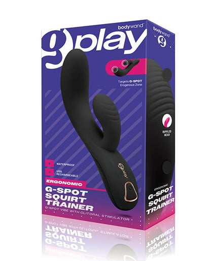 Xgen Bodywand G-play Ergonomic G-spot Squirt Trainer - Black - LUST Depot