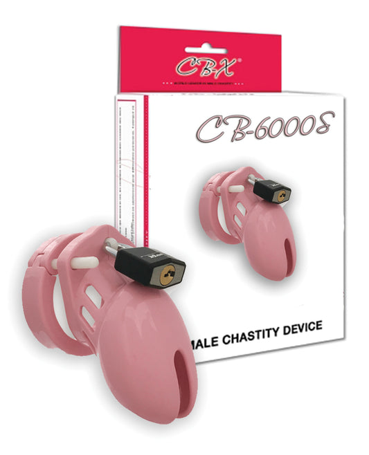 Cb-6000 2 1-2" Cock Cage & Lock Set - Pink - LUST Depot