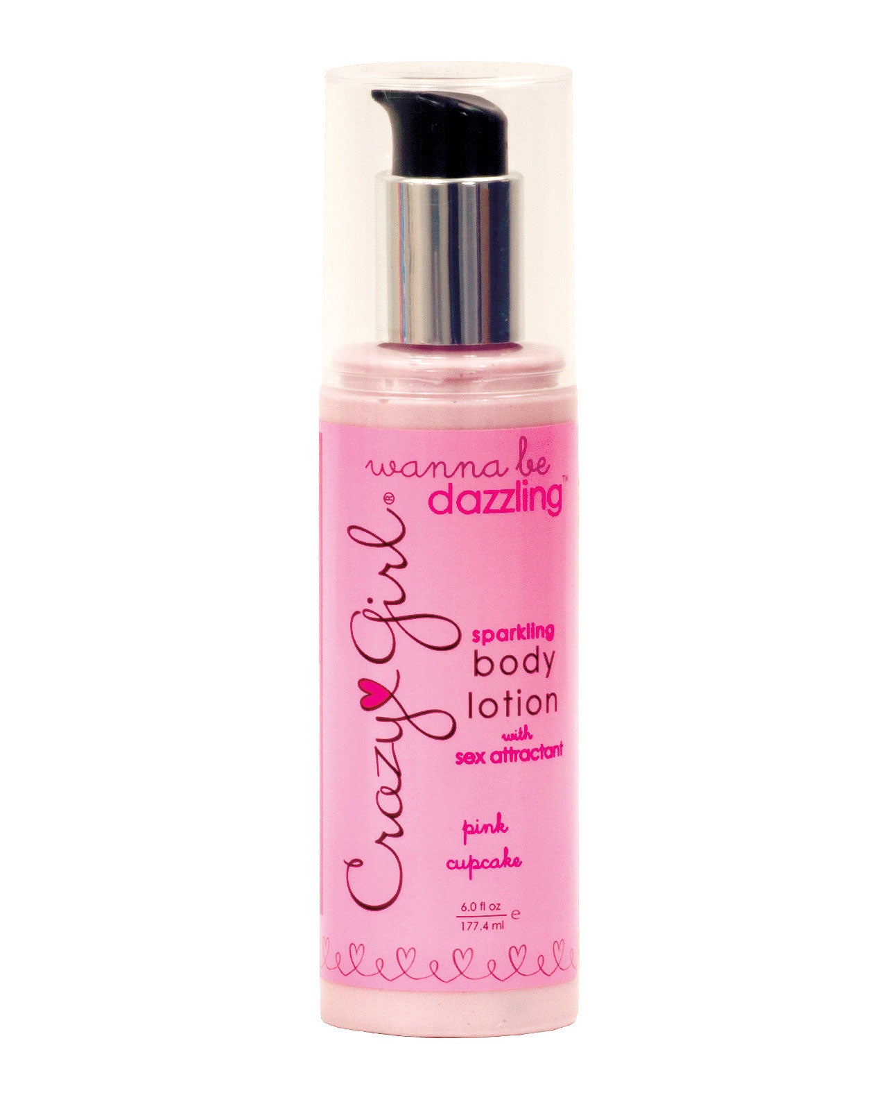 Crazy Girl Sparkling Body Lotion - Cupcake 6 Oz - LUST Depot