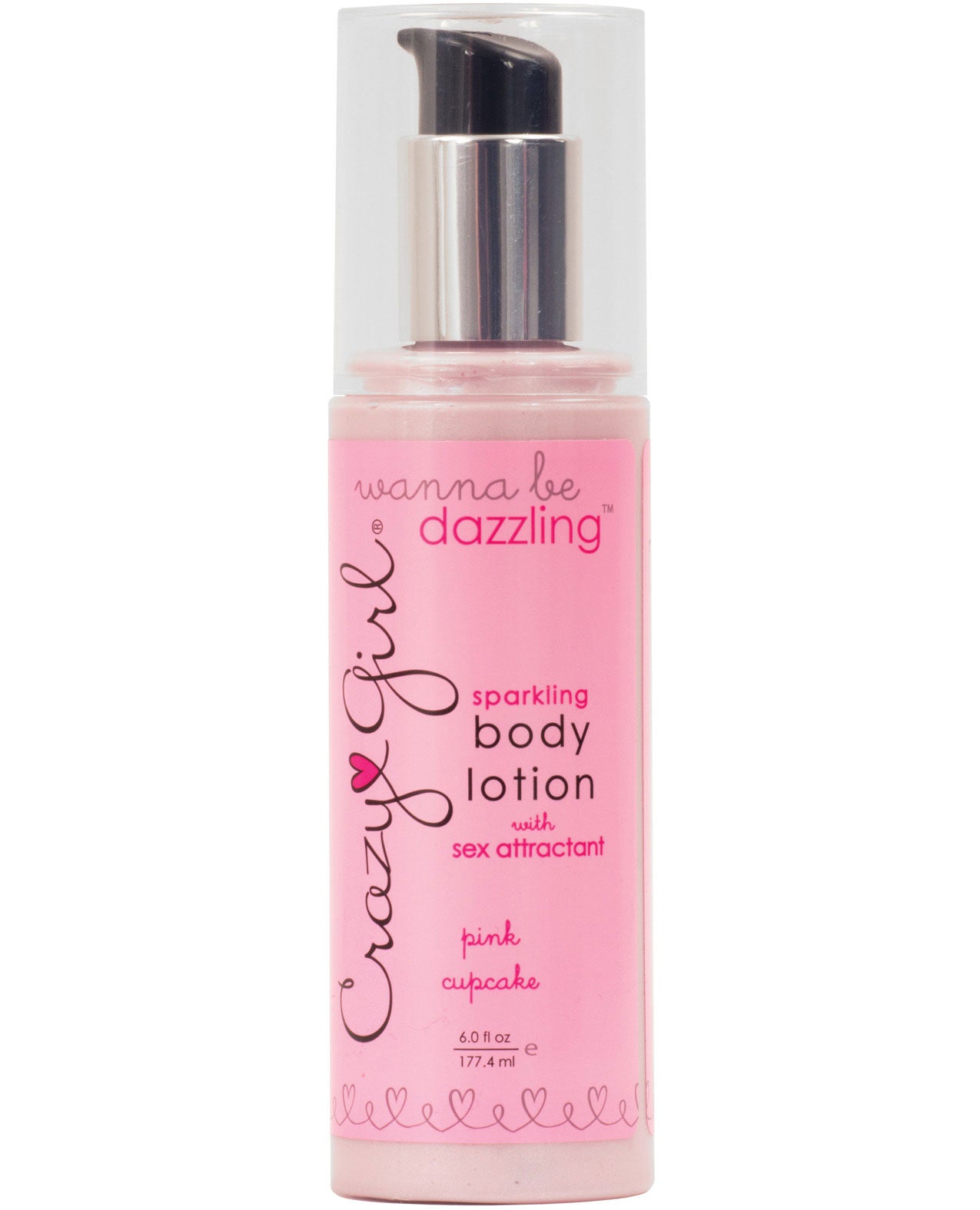 Crazy Girl Sparkling Body Lotion W-sex Attractant - 6 Oz Pump Bottle Plumeria - LUST Depot