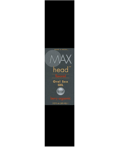 Max Head Oral Sex Gel - 2.2 Oz Berry Orgasmic