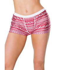 Holiday Unisex Boxer Brief W-back Flap Red-white O-s