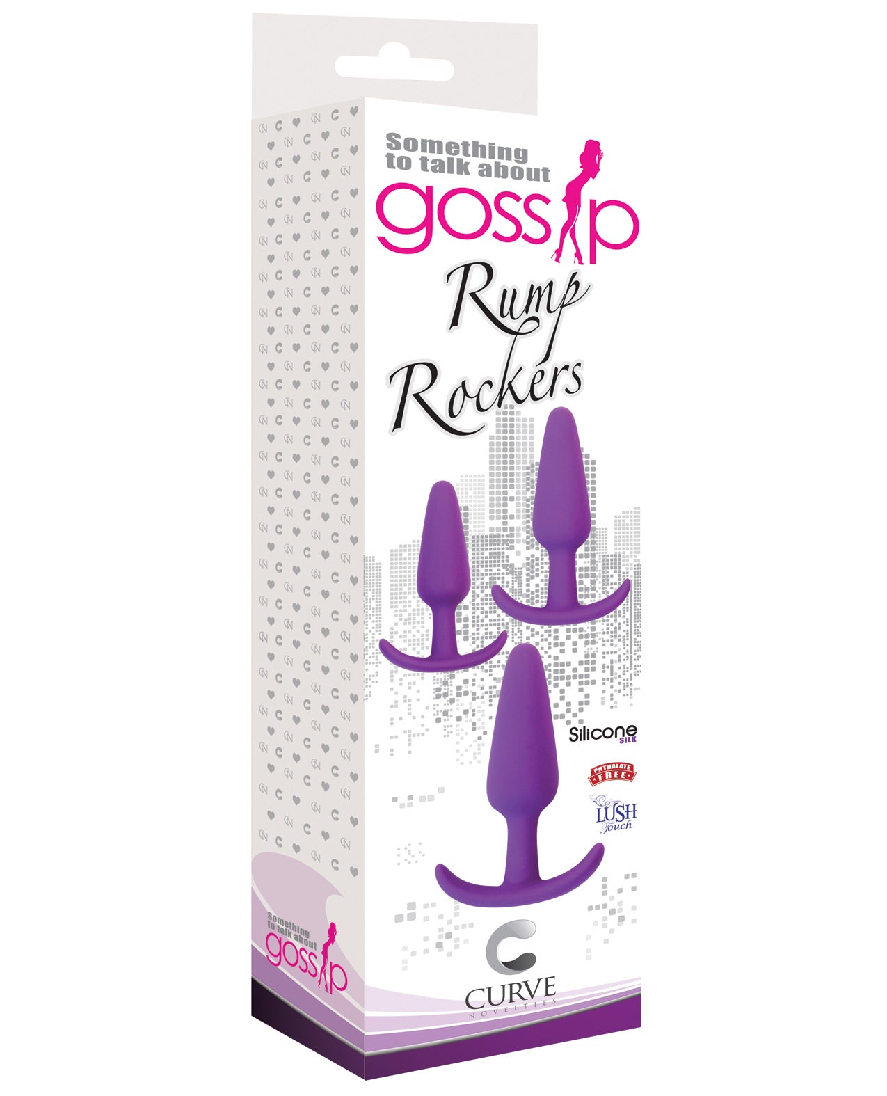 Curve Novelties Gossip Rump Rockers - Violet - LUST Depot