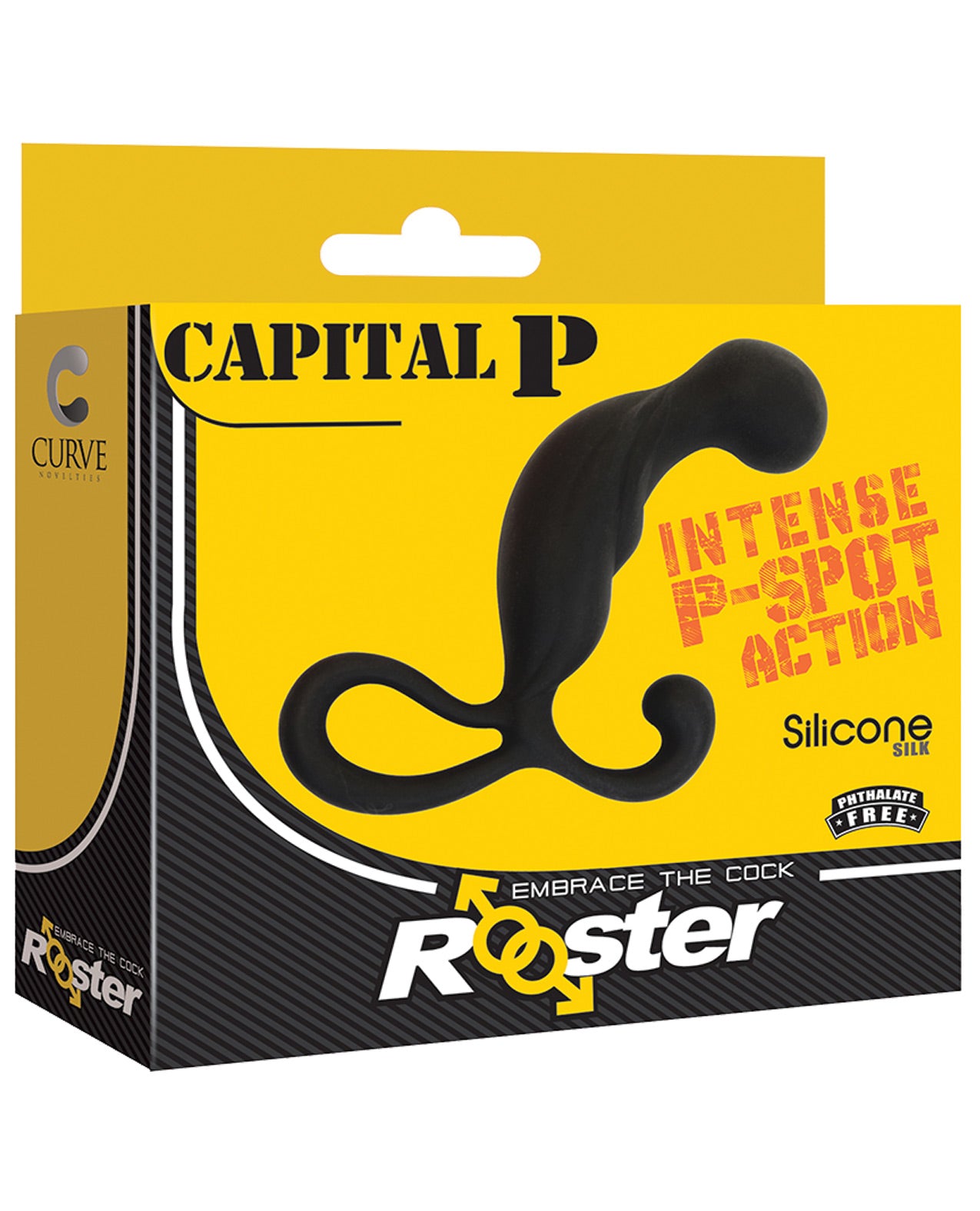 Curve Novelties Rooster Capital P - Black - LUST Depot