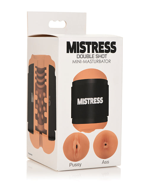 Curve Novelties Mistress Mini Double Stroker Pussy & Ass - Medium - LUST Depot