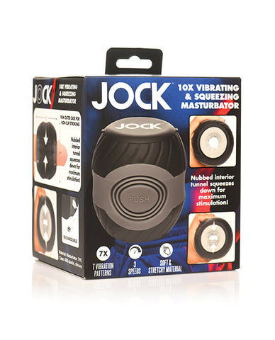 Curve Toys Jock 10x Vibrating Double Masturbator