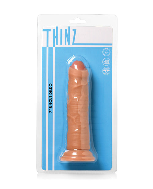 Curve Toys Thinz 7" Uncut Dildo - Light - LUST Depot