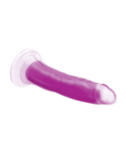 Curve Toys Lollicock 7" Glow In The Dark Silicone Dildo - Purple - LUST Depot