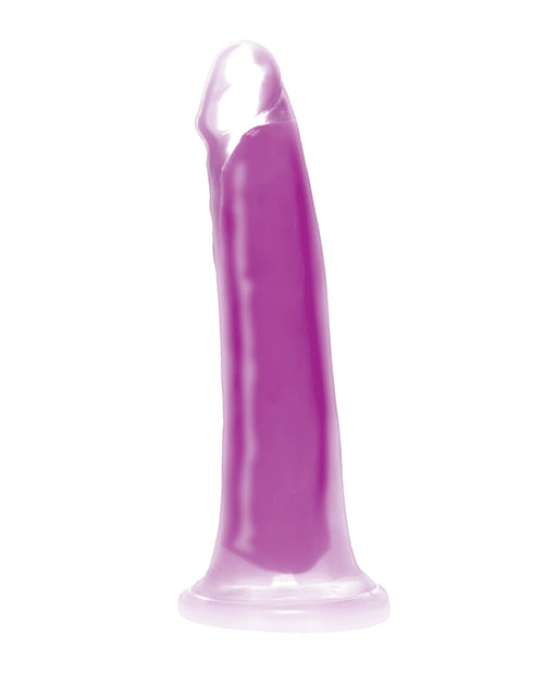 Curve Toys Lollicock 7" Glow In The Dark Silicone Dildo - Purple - LUST Depot