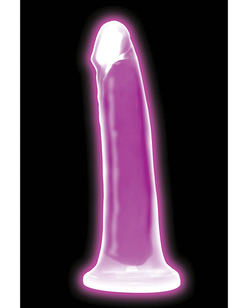 Curve Toys Lollicock 7" Glow In The Dark Silicone Dildo - Purple - LUST Depot