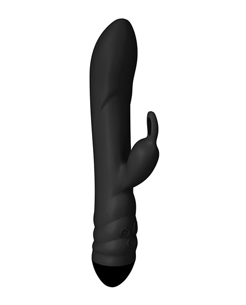 Adrien Lastic Twister Clitoral Sucker & Vibrating Rabbit - Black - LUST Depot