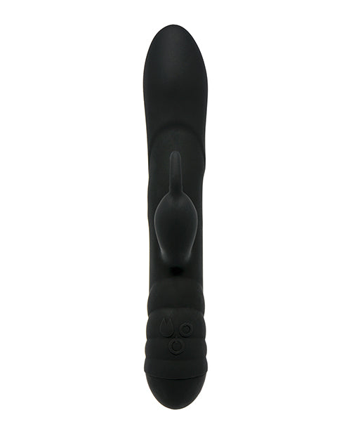 Adrien Lastic Twister Clitoral Sucker & Vibrating Rabbit - Black - LUST Depot