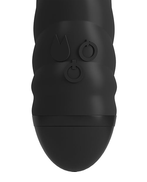 Adrien Lastic Twister Clitoral Sucker & Vibrating Rabbit - Black - LUST Depot