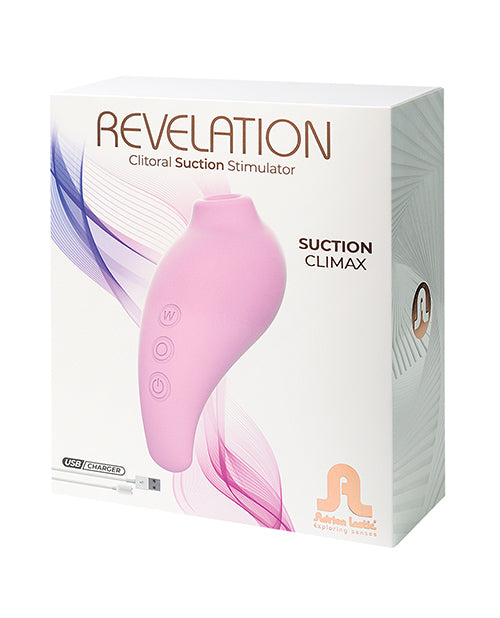 Adrien Lastic Revelation Clitoral Suction Stimulator - Pink - LUST Depot