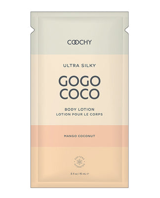 Coochy Ultra Silky Body Lotion Foil - .35 Oz Mango Coconut