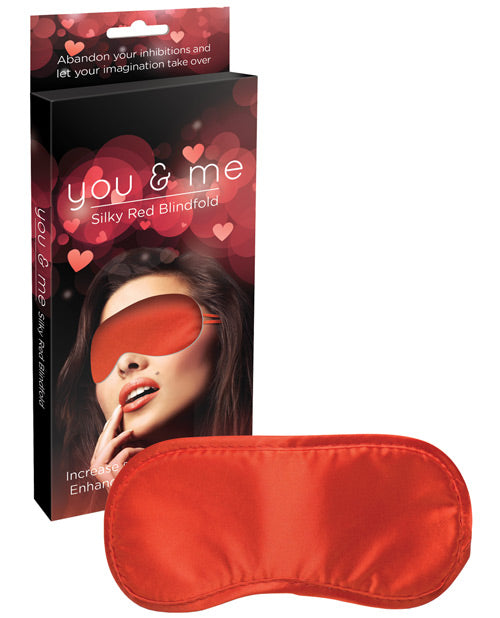 You & Me Silky Red Blindfold - LUST Depot