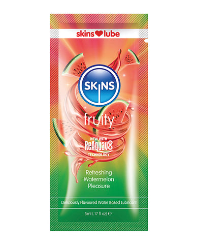 Skins Water Based Lubricant - 5 Ml Foil Watermelon