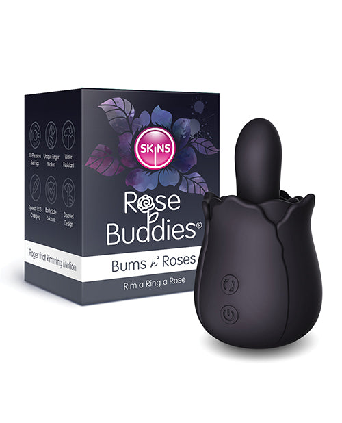 Skins Rose Buddies Bums N Roses - Black - LUST Depot