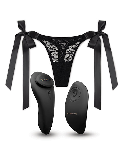 Coquette The Secret Panty Vibe - Black/rose Gold - LUST Depot