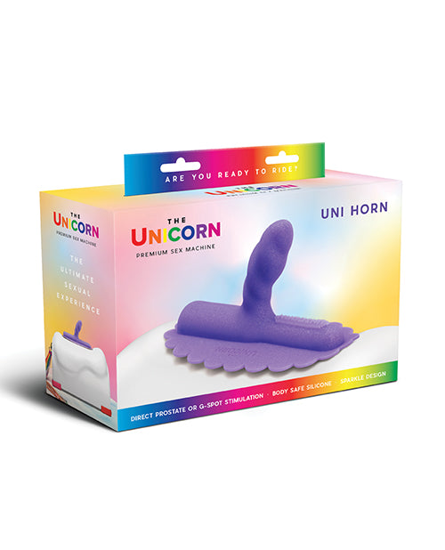 The Cowgirl Unicorn Uni Horn Silicone Attachment - Purple - LUST Depot