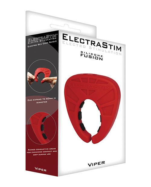 Electrastim Silicone Fusion Viper Cock Shield - LUST Depot