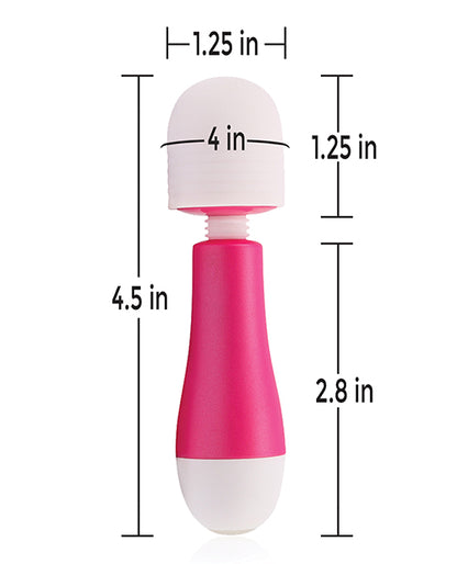 Fuzu Mini Rechargeable Travel Size Wand - Pink - LUST Depot