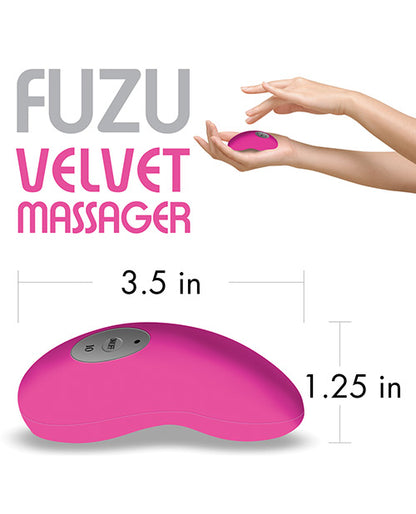 Fuzu Velvet Messager - Neon Pink - LUST Depot