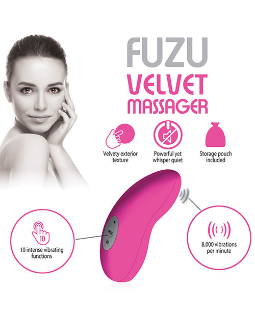 Fuzu Velvet Messager - Neon Pink - LUST Depot