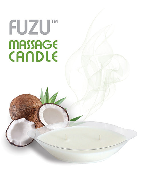 Fuzu Massage Candle - 4 Oz Coconut Passion - LUST Depot