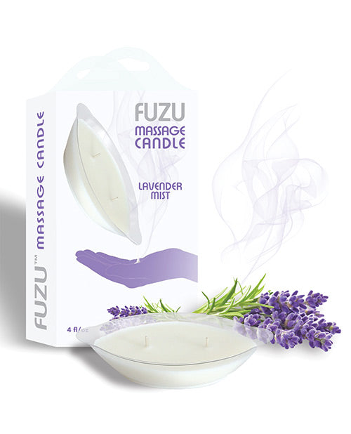 Fuzu Massage Candle - 4 Oz Lavender Mist - LUST Depot