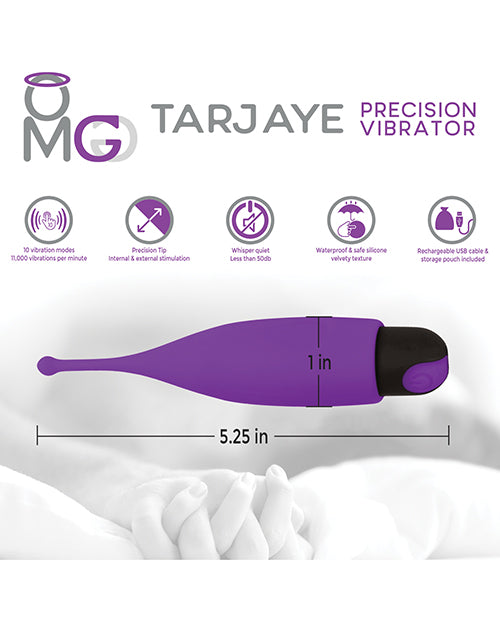 Omg Tarjaye Travel Size Precision Stimulator - Purple - LUST Depot