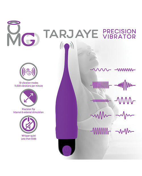 Omg Tarjaye Travel Size Precision Stimulator - Purple - LUST Depot