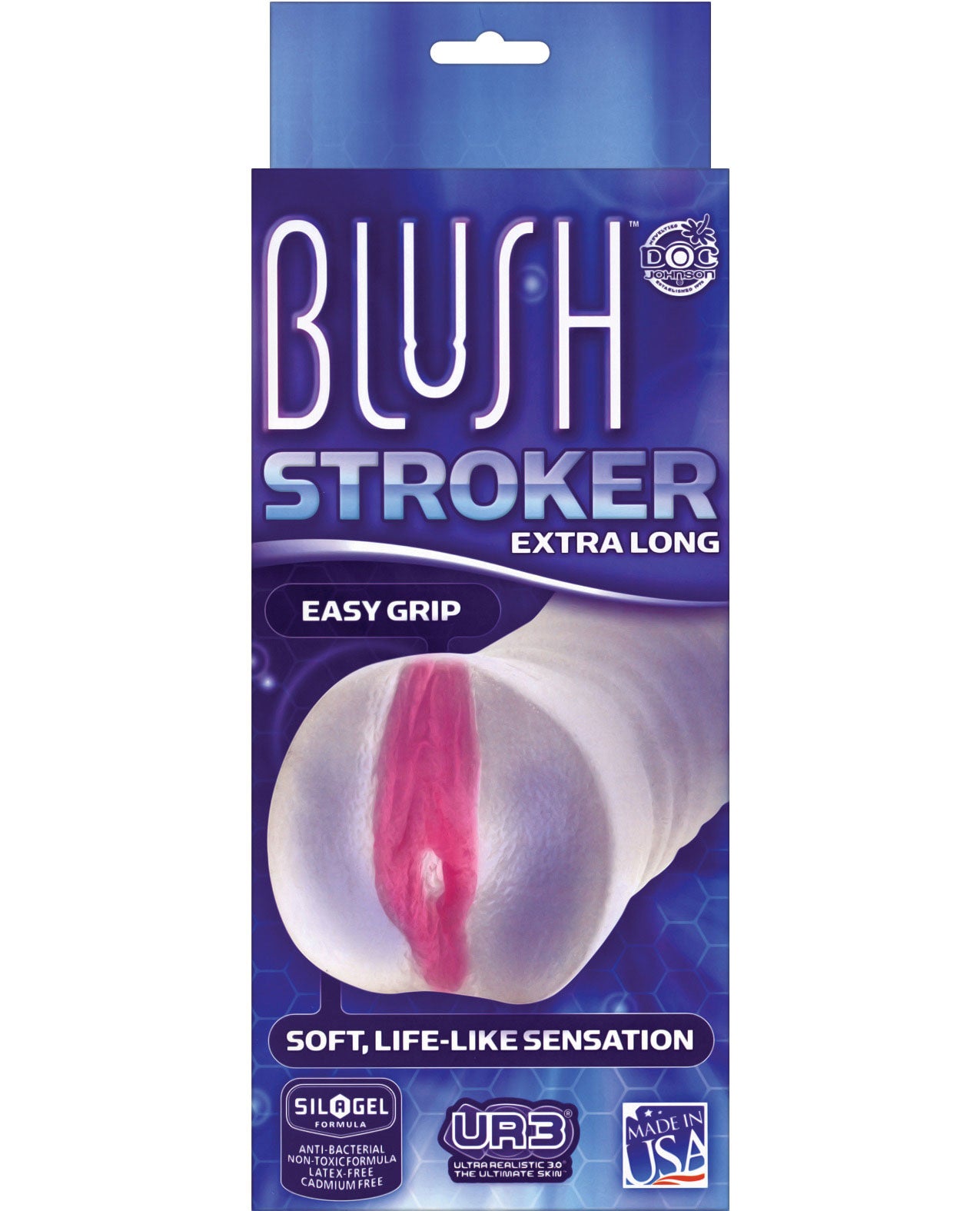 Blush Ultraskyn Extra Long Stroker - Clear - LUST Depot