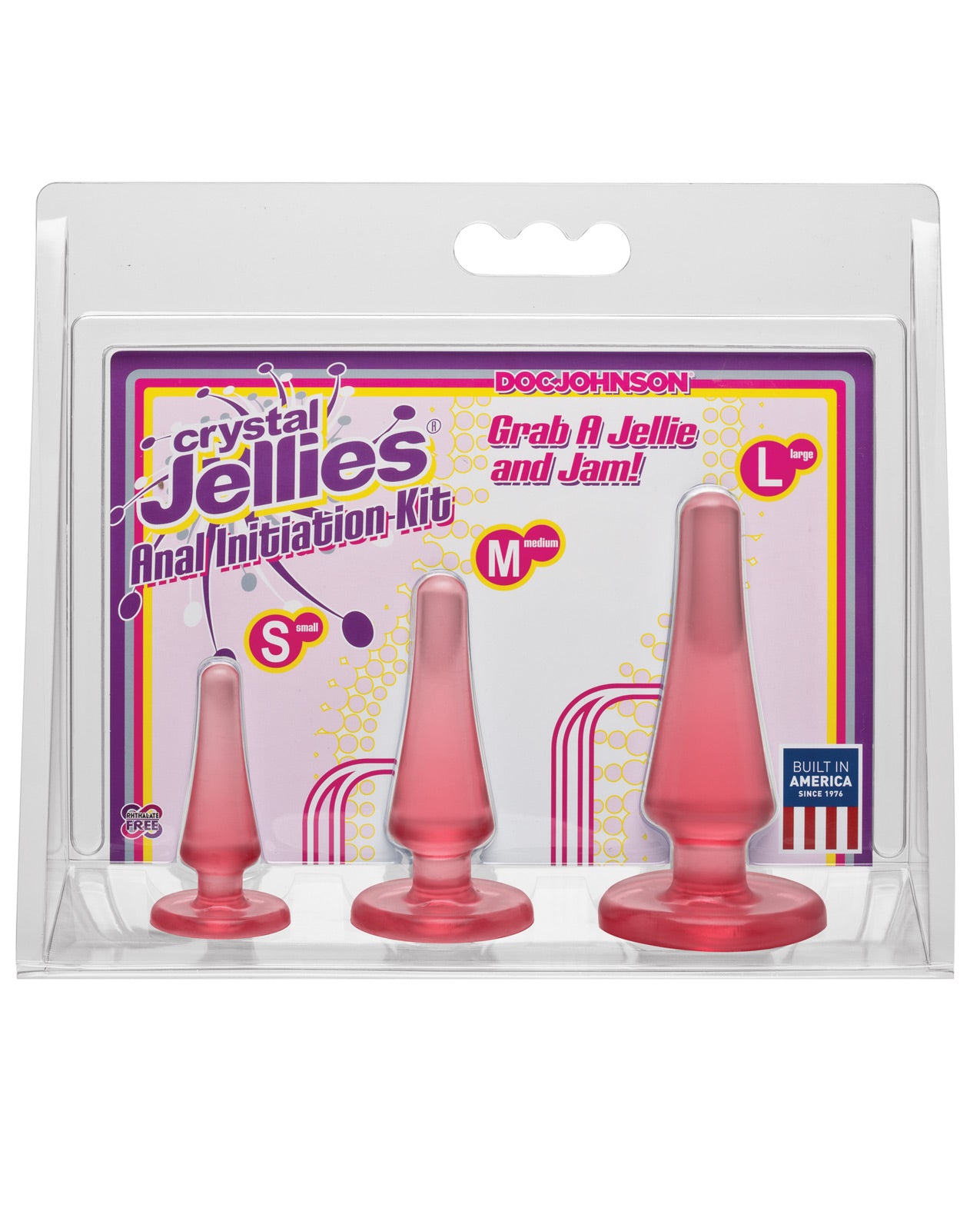 Crystal Jellies Anal Initiation Kit - Pink - LUST Depot