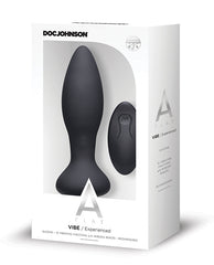 A Play Rechargeable Silicone Experienced Anal Plug W-remote - Black