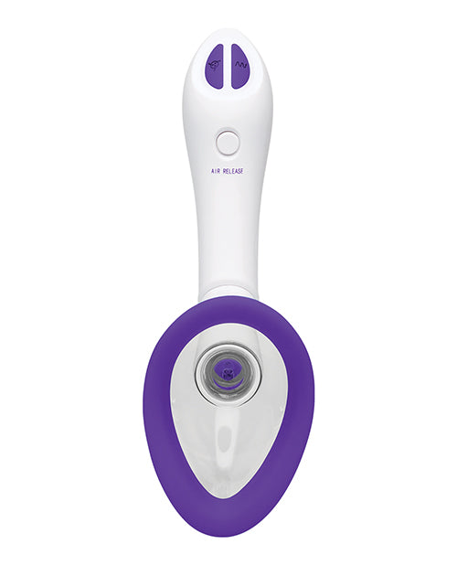 Bloom Intimate Body Automatic Vibrating Rechargeable Pump - Purple-white - LUST Depot