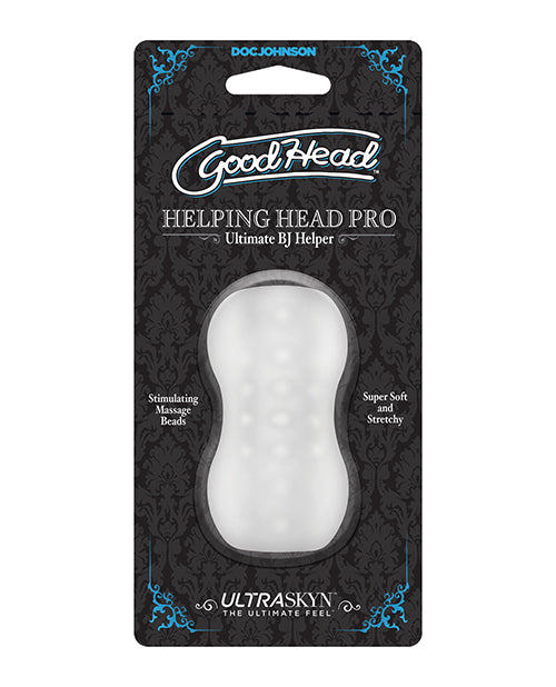 Goodhead Helping Head Pro Ultraskyn Stroker - Frost - LUST Depot