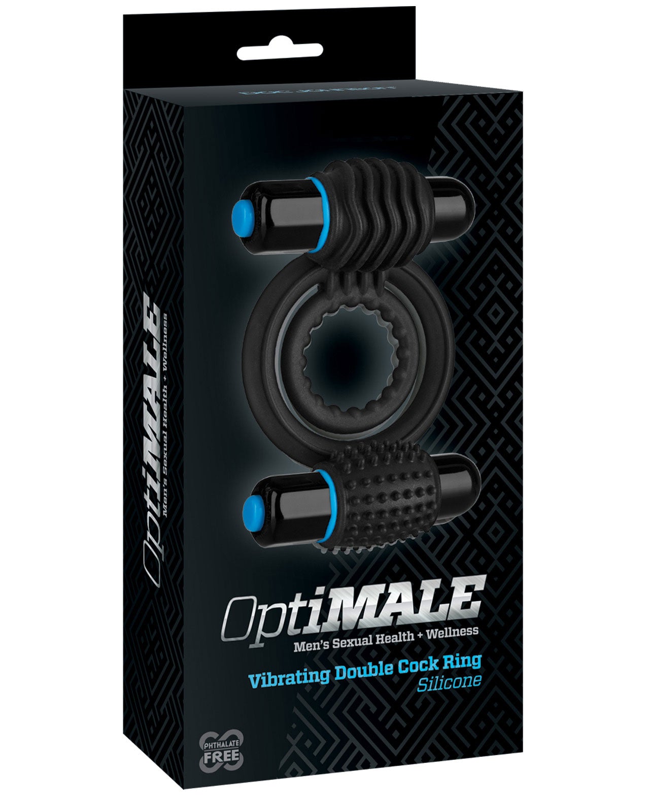 Optimale Vibrating Double C Ring - Black - LUST Depot