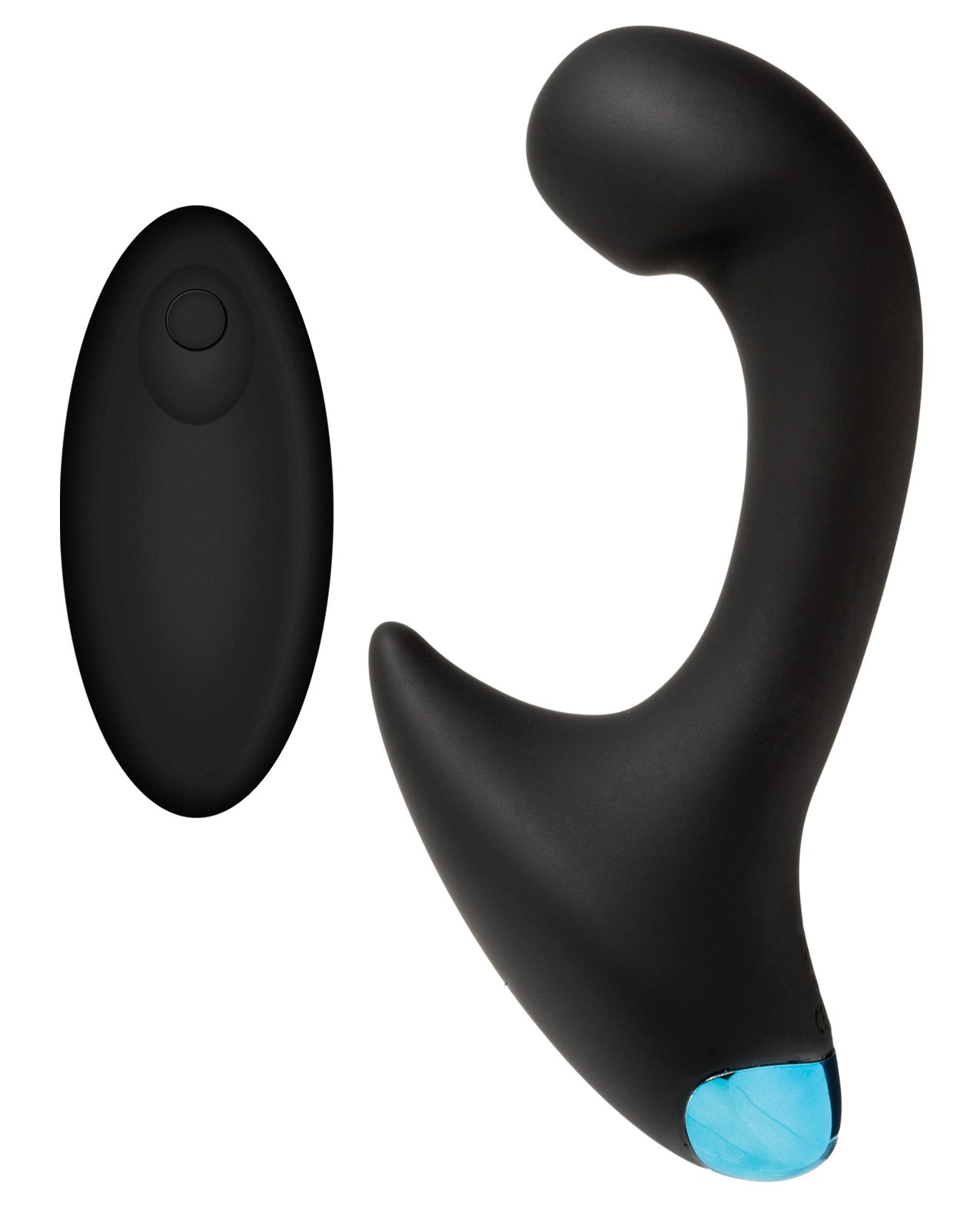 Optimale Vibrating P Massager W-wireless Remote - Black - LUST Depot