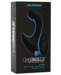 Optimale Vibrating P Massager W-wireless Remote - Black