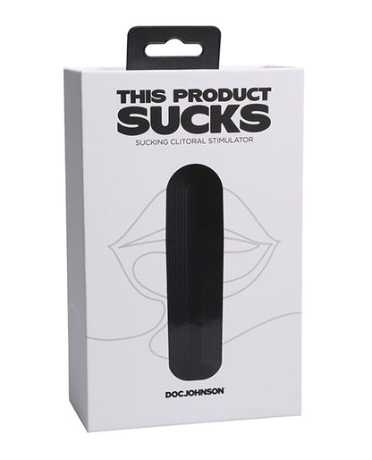 This Product Sucks Lipstick Suction Toy - Black - LUST Depot