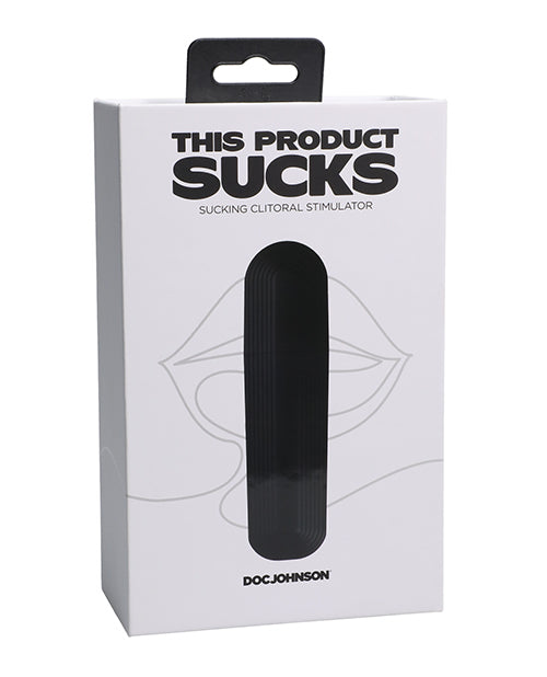 This Product Sucks Lipstick Suction Toy - Black - LUST Depot