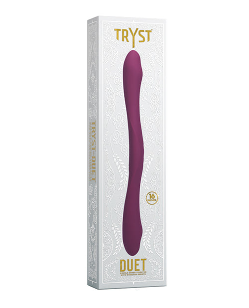 Tryst Duet W/remote - Berry - LUST Depot